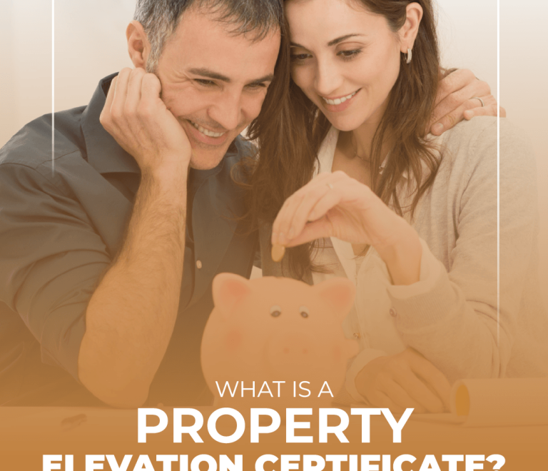 What is the elevation certificate of a property for?